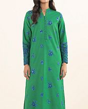 Sapphire Sea Green Cambric Suit (2 pcs)- Pakistani Winter Clothing