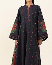 Sapphire Black Cambric Suit- Pakistani Winter Dress