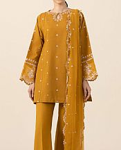 Sapphire Mustard Dobby Suit- Pakistani Winter Clothing