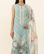 Sapphire Pale Aqua Chiffon Suit- Pakistani Chiffon Dress