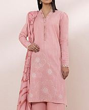 Sapphire Faded Pink Dobby Suit (2 pcs)- Pakistani Lawn Dress