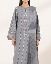 Sapphire Grey Jacquard Suit- Pakistani Lawn Dress