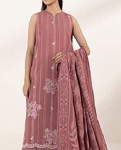 Sapphire Dusty Rose Jacquard Suit- Pakistani Lawn Dress