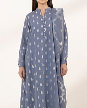 Sapphire Light Slate Grey Jacquard Suit- Pakistani Lawn Dress