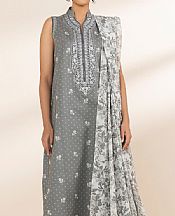 Grey Lawn Suit (2 pcs)