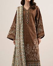 Sapphire Brown Lawn Suit- Pakistani Designer Lawn Suits