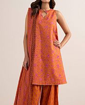 Sapphire Rusty Orange Lawn Suit- Pakistani Designer Lawn Suits