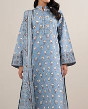 Sapphire Ice Blue Lawn Suit- Pakistani Designer Lawn Suits
