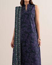 Sapphire Black/Violet Lawn Suit- Pakistani Lawn Dress