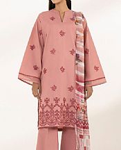 Sapphire Pink Lawn Suit (2 pcs)- Pakistani Lawn Dress