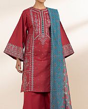 Faded Red Lawn Suit