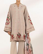Sapphire Beige Dobby Suit- Pakistani Designer Lawn Suits