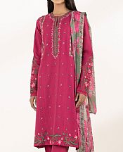 Sapphire Burnt Pink Dobby Suit- Pakistani Designer Lawn Suits