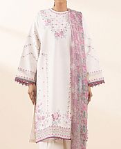 Sapphire Off White Dobby Suit- Pakistani Lawn Dress