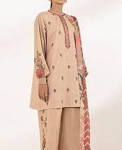 Sapphire Beige Lawn Suit- Pakistani Designer Lawn Suits