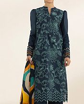 Sapphire Pickled Bluewood Jacquard Suit- Pakistani Designer Lawn Suits