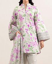 Sapphire Light Grey Lawn Suit- Pakistani Designer Lawn Suits