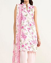 Sapphire Pale Pink Lawn Suit- Pakistani Designer Lawn Suits