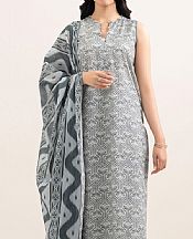 Sapphire Grey Lawn Suit- Pakistani Designer Lawn Suits