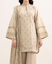 Sapphire Beige Lawn Suit- Pakistani Designer Lawn Suits