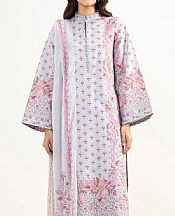 Sapphire Light Grey/Pink Lawn Suit- Pakistani Lawn Dress