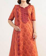 Sapphire Sunrise Orange Lawn Suit- Pakistani Lawn Dress