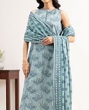 Sapphire Pale Aqua Lawn Suit- Pakistani Designer Lawn Suits