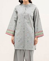 Sapphire Grey Lawn Suit (2 pcs)- Pakistani Lawn Dress