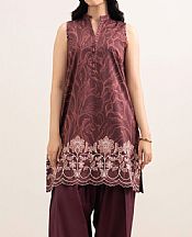 Sapphire Wine Lawn Suit (2 pcs)- Pakistani Designer Lawn Suits