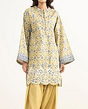 Sapphire Yellow Lawn Suit (2 pcs)- Pakistani Lawn Dress
