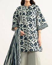 Sapphire Light Grey/Charcoal Lawn Suit- Pakistani Lawn Dress
