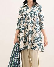 Sapphire Off White/Teal Green Lawn Suit- Pakistani Designer Lawn Suits