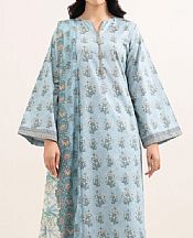 Sapphire Light Blue Lawn Suit- Pakistani Designer Lawn Suits