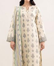 Sapphire Off White Lawn Suit- Pakistani Lawn Dress