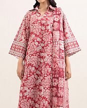 Sapphire Brick Red/Off White Lawn Suit- Pakistani Designer Lawn Suits