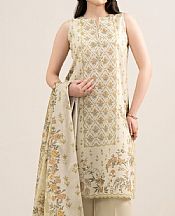 Sapphire Beige Lawn Suit- Pakistani Lawn Dress