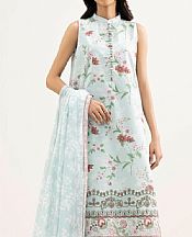 Sapphire Light Aqua Lawn Suit- Pakistani Designer Lawn Suits