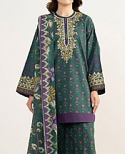 Sapphire Green Lawn Suit- Pakistani Lawn Dress