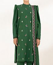 Sapphire Green Dobby Suit- Pakistani Designer Lawn Suits
