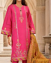 Saya Cerise Pink Khaddar Suit- Pakistani Winter Dress