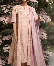 Saya Oyster Pink Khaddar Suit- Pakistani Winter Dress