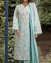 Saya Pale Aqua Khaddar Suit- Pakistani Winter Dress