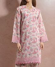 Saya Ivory/Pink Khaddar Suit (2 pcs)- Pakistani Winter Clothing