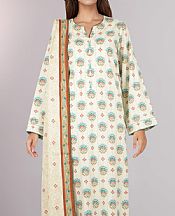 Saya Off White Viscose Suit- Pakistani Winter Clothing