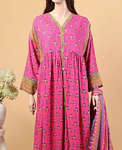 Hot Pink Dobby Suit- Pakistani Winter Dress