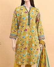 Mustard Khaddar Suit- Pakistani Winter Clothing