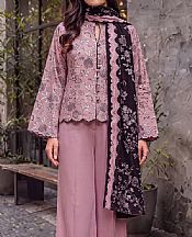 Saya Mauve Khaddar Suit- Pakistani Winter Clothing