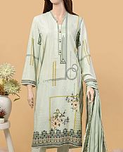 Mint Green Viscose Suit (2 Pcs)- Pakistani Winter Dress
