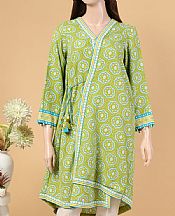 Lime Green Khaddar Kurti- Pakistani Winter Dress