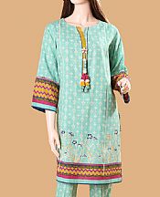Mint Green Khaddar Suit (2 Pcs)- Pakistani Winter Clothing